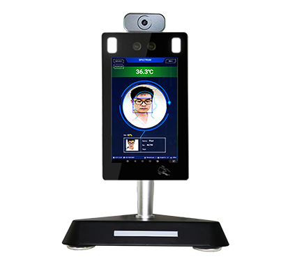 Security Access Control Face Recognition Thermometer (Desktop type)